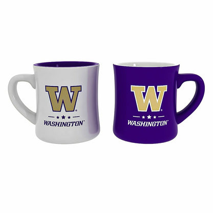 Team Sports America Value - University of Washington 10oz Ceramic Cup Set, 2pc