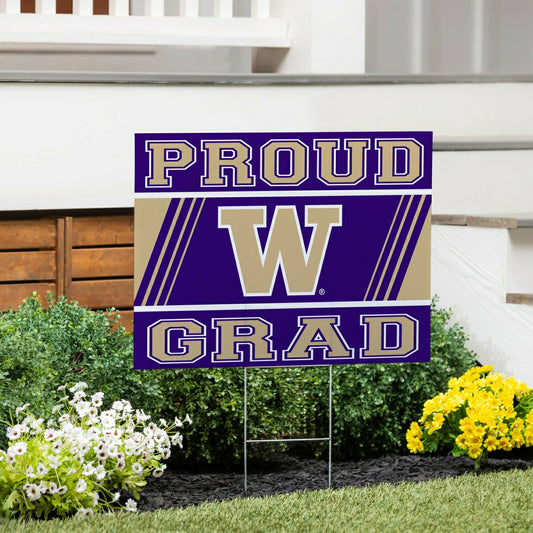 Team Sports America Signature - University of Washington Coroplast Yard Sign Graduate