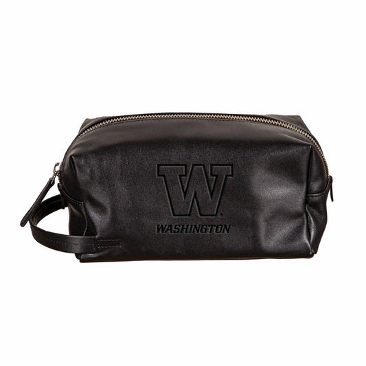 Team Sports America Trending - University of Washington, Embossed Toiletry Bag, Black