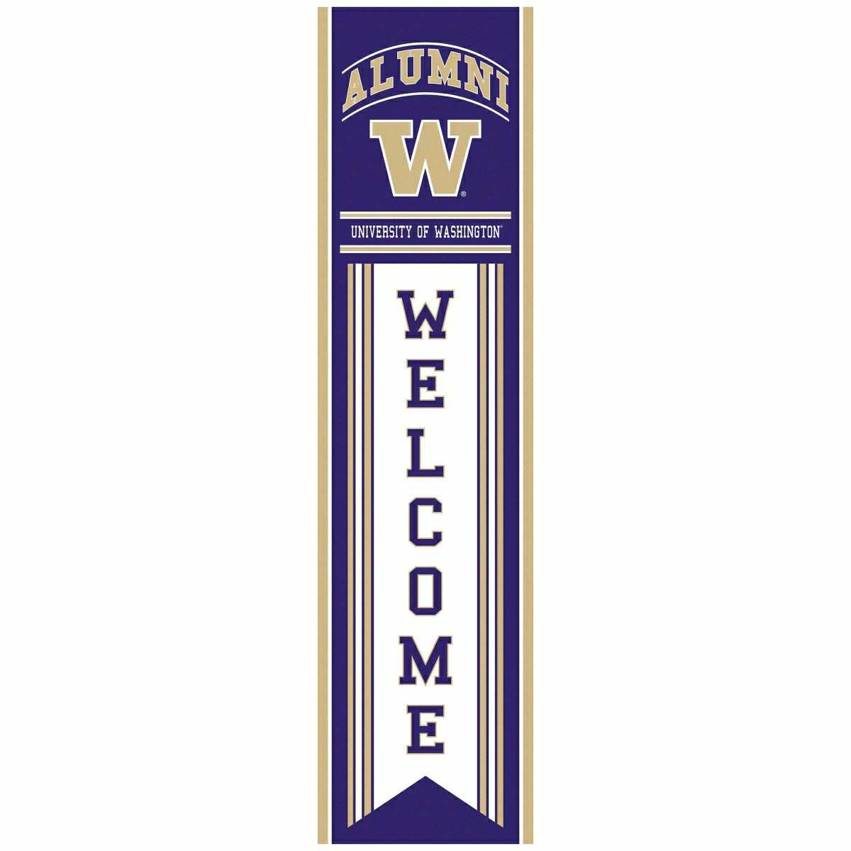 Team Sports America Classic - University of Washington Alumni Single Sided Large Leaner, 46"