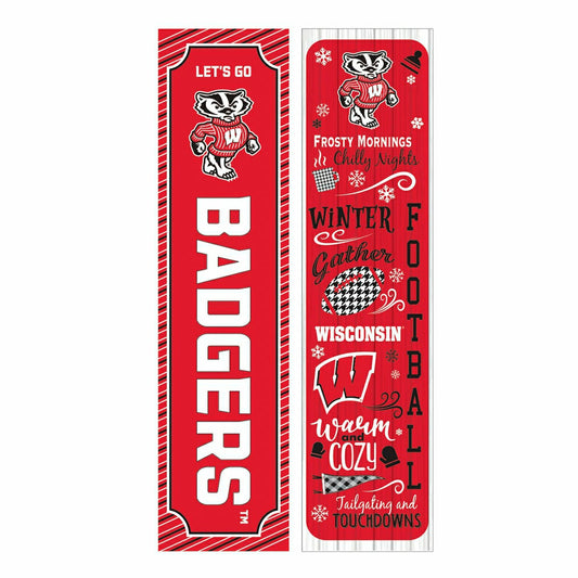 Team Sports America Everyday - 46" Double Sided Leaner, University of Wisconsin-Madison, Winter Seaso
