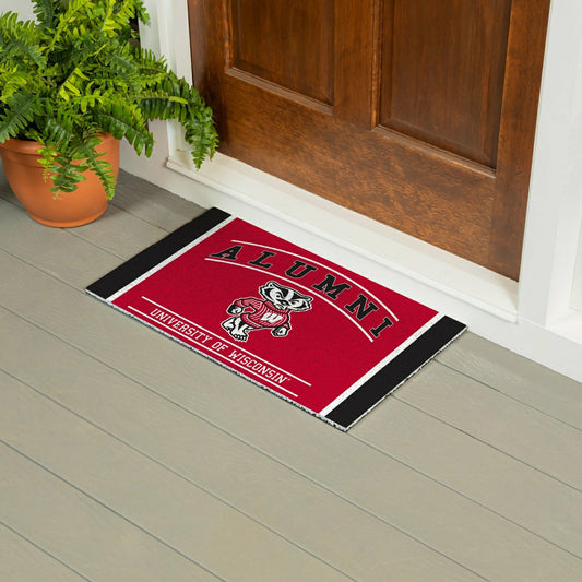 Team Sports America Best Seller - University of Wisconsin-Madison Alumni Mat, 28"x16"
