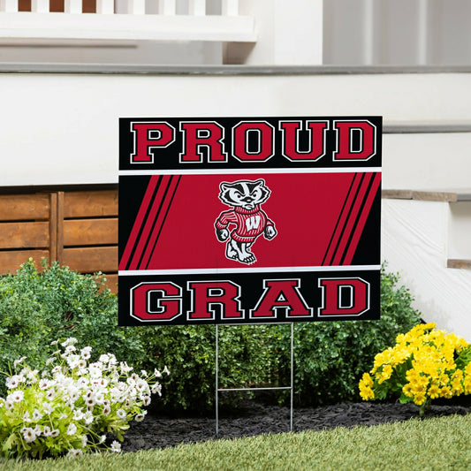 Team Sports America Signature - University of Wisconsin-Madison Coroplast Yard Sign Graduate
