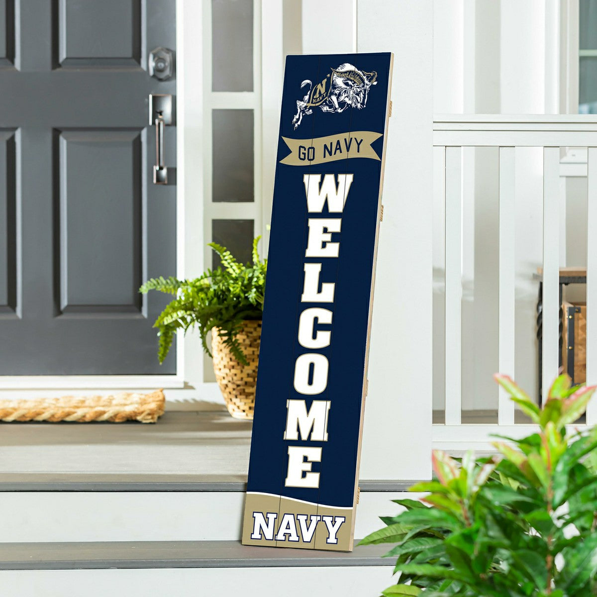Team Sports America Value - US Naval Academy Large Single Sided Leaner, 46"