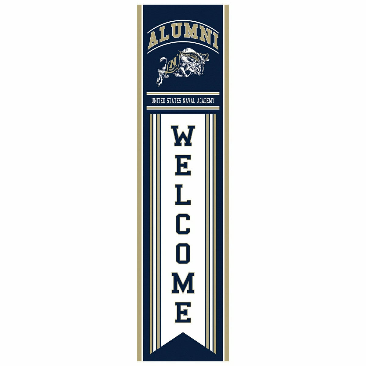 Team Sports America Best Seller - US Naval Academy Alumni Single Sided Large Leaner, 46"