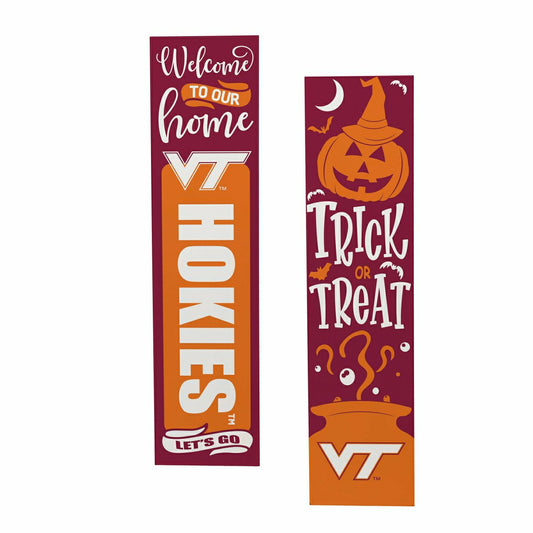 Team Sports America Signature - 47" Double Sided Leaner, Virginia Tech, Halloween