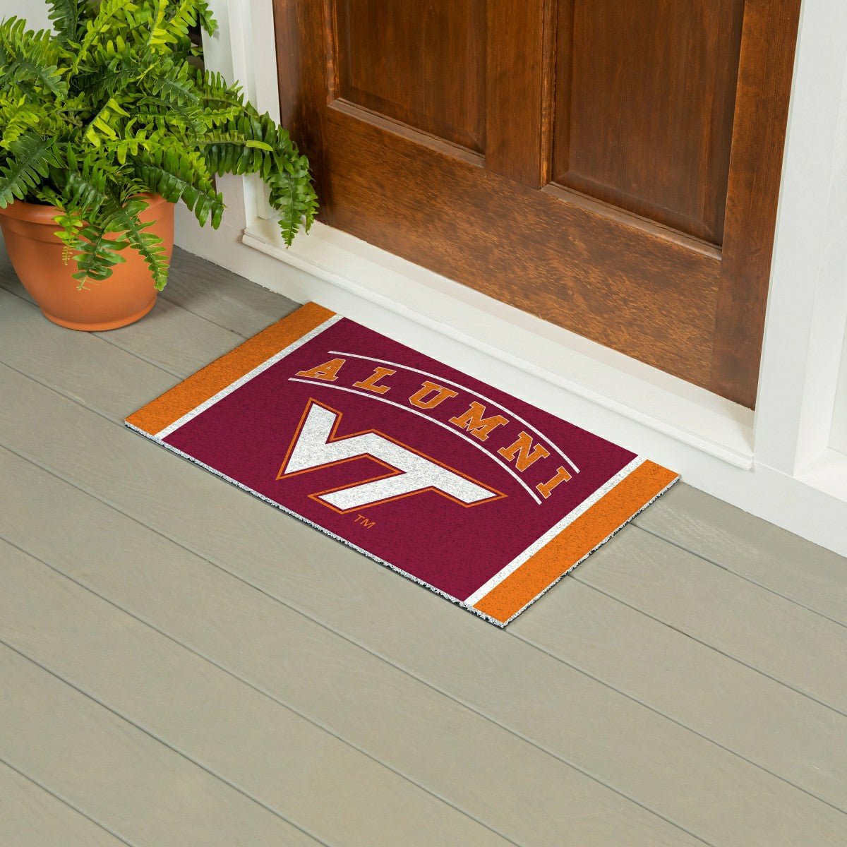 Team Sports America Signature - Virginia Tech Alumni Mat, 28"x16"