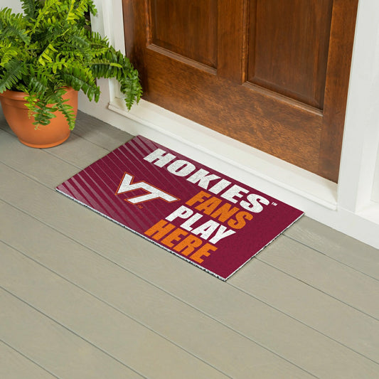 Team Sports America Classic - Virginia Tech Fan Mat, 28"x16"