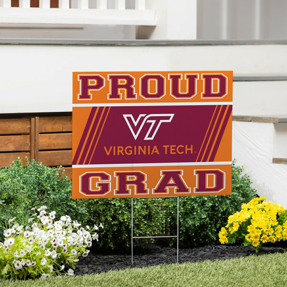Team Sports America Everyday - Virginia Tech Coroplast Yard Sign Graduate