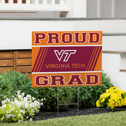 Team Sports America Everyday - Virginia Tech Coroplast Yard Sign Graduate