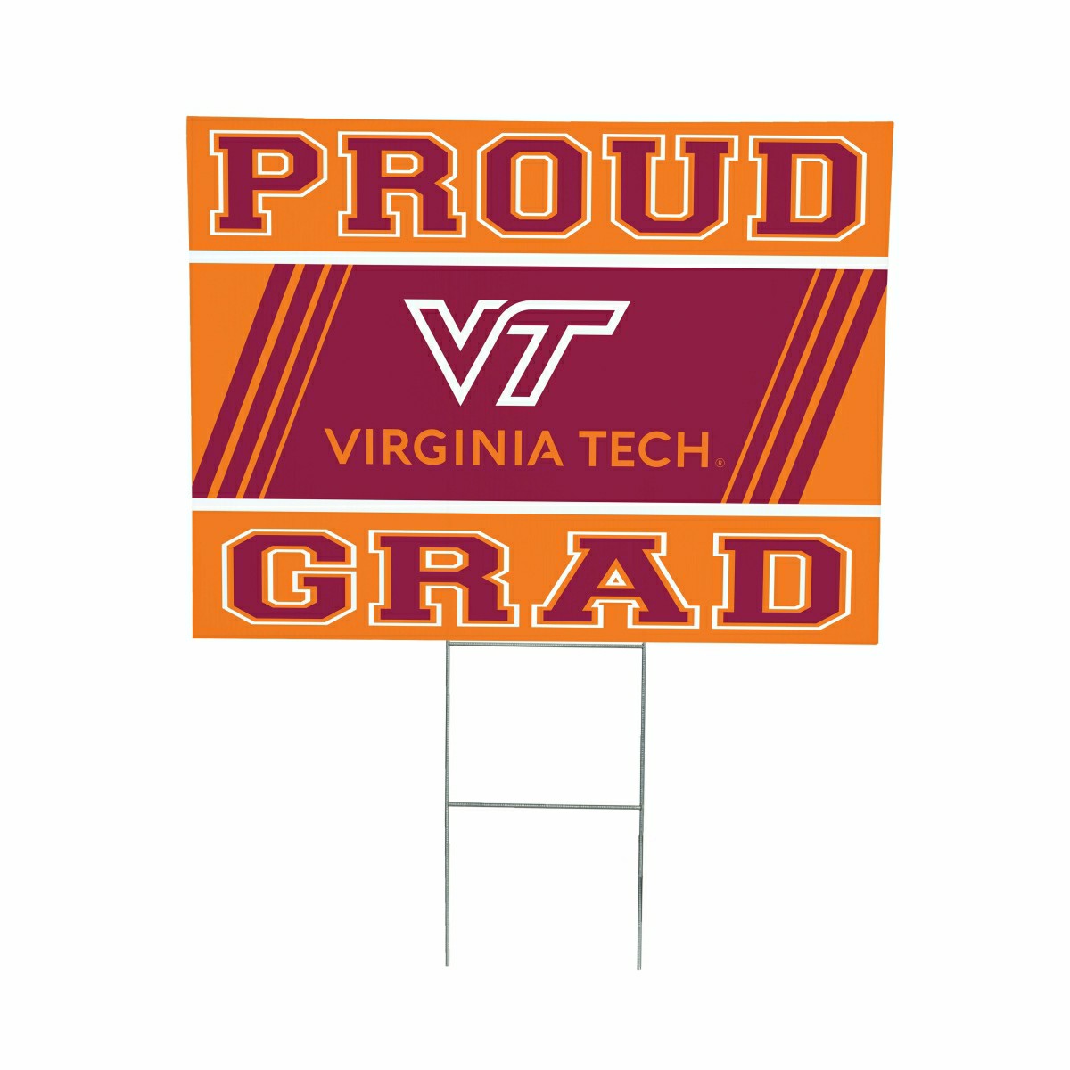 Team Sports America Everyday - Virginia Tech Coroplast Yard Sign Graduate