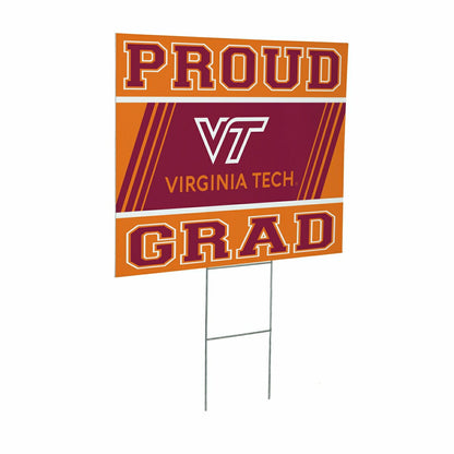 Team Sports America Everyday - Virginia Tech Coroplast Yard Sign Graduate