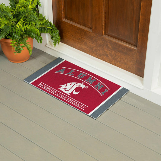 Team Sports America Best Seller - Washington State University Alumni Mat, 28"x16"