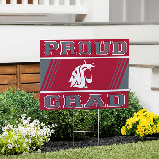 Team Sports America Signature - Washington State University Coroplast Yard Sign Graduate