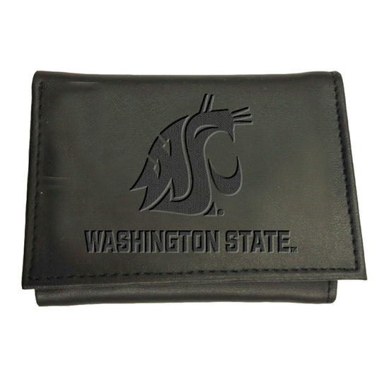 Team Sports America Trending - Washington State University, Tri-Fold Wallet, Black