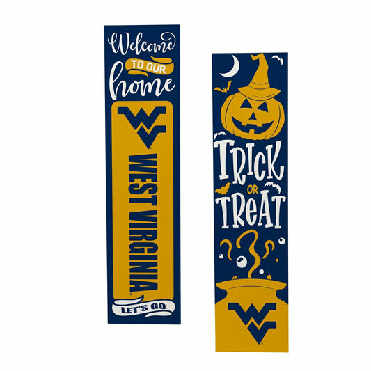Team Sports America Recommended - 47" Double Sided Leaner, West Virginia University, Halloween