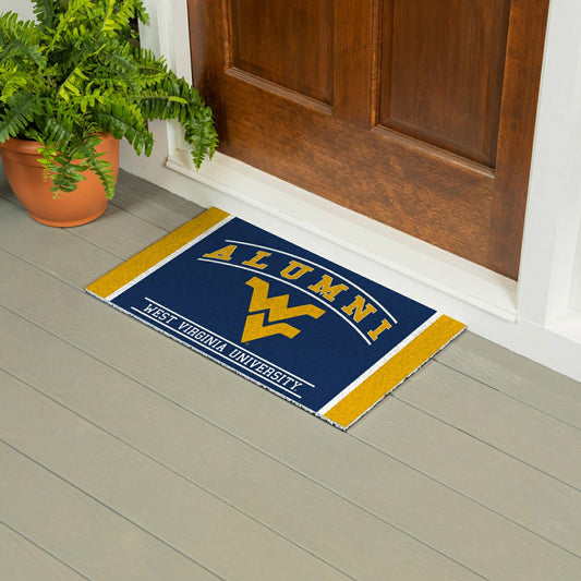 Team Sports America Signature - West Virginia University Alumni Mat, 28"x16"