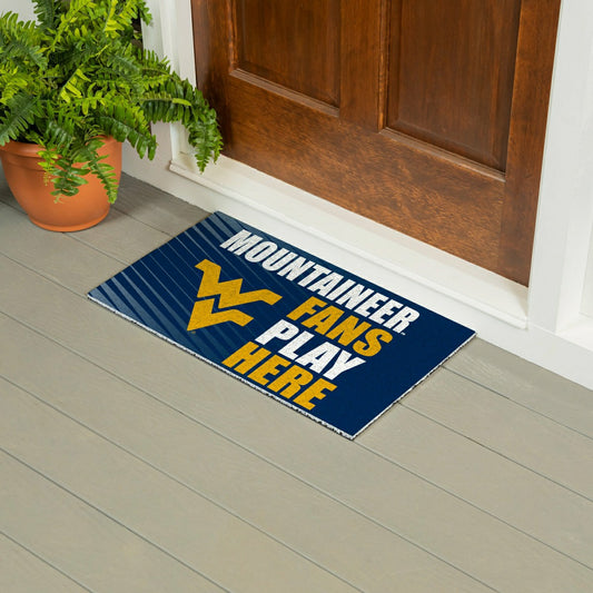 Team Sports America Classic - West Virginia University Fan Mat, 28"x16"
