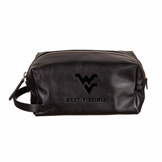 Team Sports America Best Seller - West Virginia University, Embossed Toiletry Bag, Black