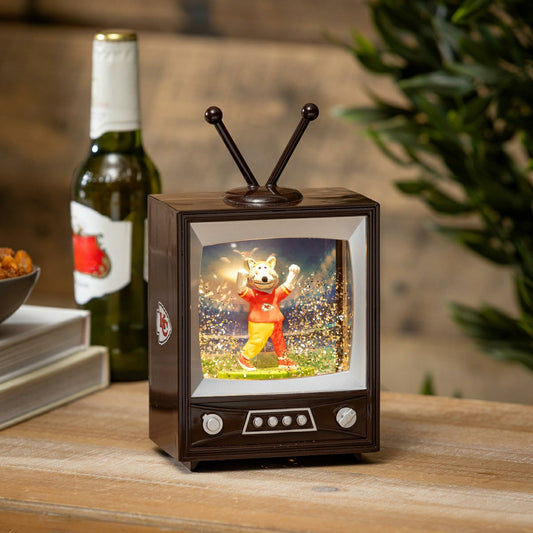 Team Sports America Exclusive - Kansas City Chiefs Vintage TV Water Lantern