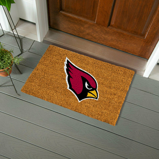 Team Sports America Essential - Coir Mat, 16"x28", Arizona Cardinals