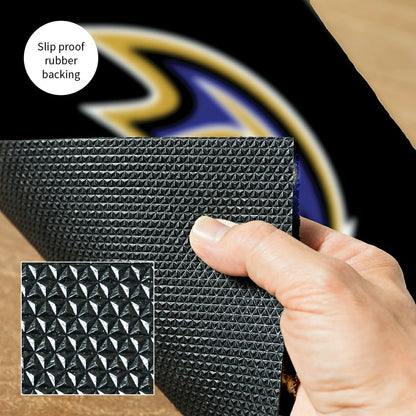 Team Sports America Exclusive - Full Color PVC Mat, 16" x 28", Baltimore Ravens