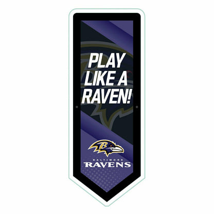 Team Sports America Value - LED Wall Decor, Pennant, Baltimore Ravens