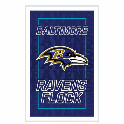 Team Sports America Trending - Baltimore Ravens NFL Football Rectangle Neolite LED Decor