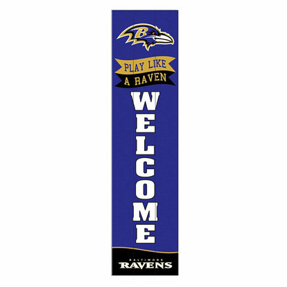 Team Sports America Recommended - Baltimore Ravens Large Single Sided Leaner, 46"