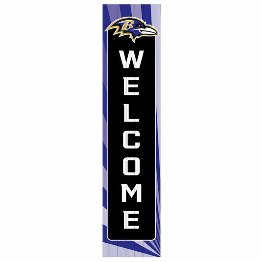 Team Sports America Exclusive - Baltimore Ravens Summer Seasonal Single Sided Large Leaner, 46"
