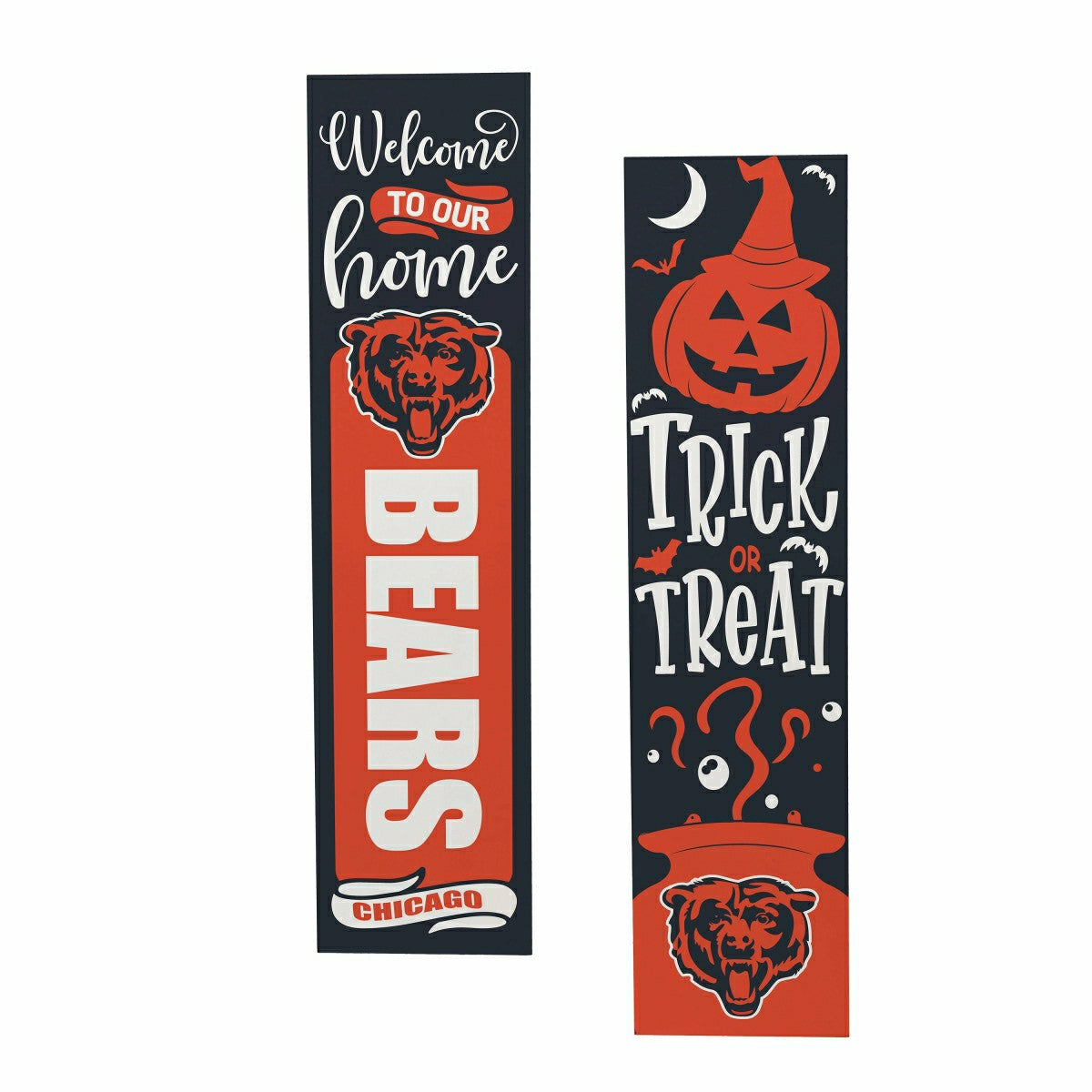 Team Sports America Trending - Chicago Bears 47" Double Sided Leaner, Halloween