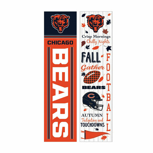 Team Sports America Best Seller - Chicago Bears 46" Double Sided Leaner, Fall Seasonal