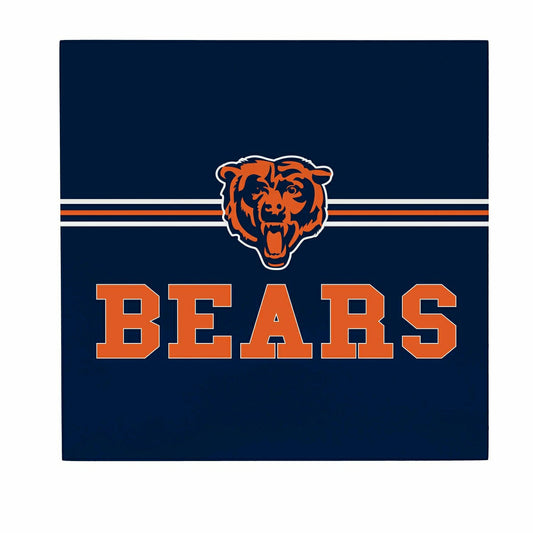 Team Sports America Best Seller - Chicago Bears Wood Wall Sign, 12x12