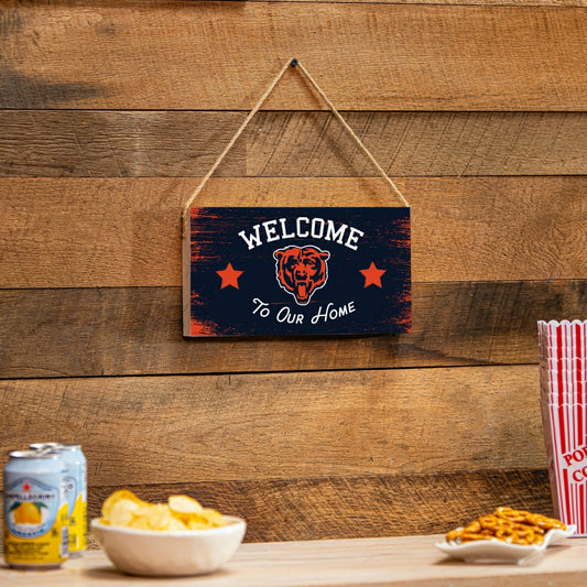 Team Sports America Recommended - Chicago Bears Wood Wall Sign, 6x11