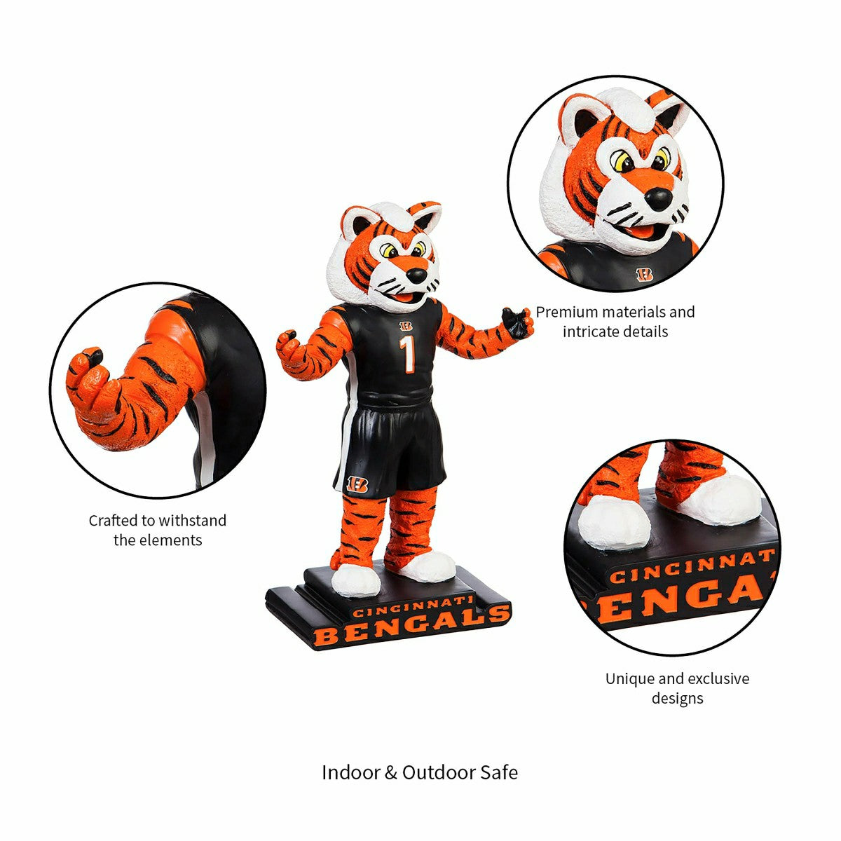 Team Sports America Value - Cincinnati Bengals Mascot Statue | MyEvergreen