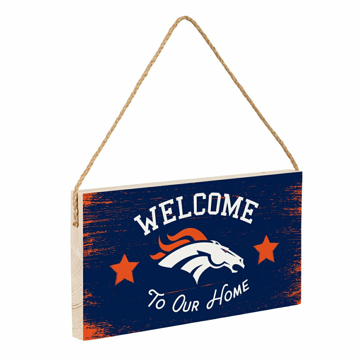 Team Sports America Everyday - Denver Broncos Wood Wall Sign, 6x11