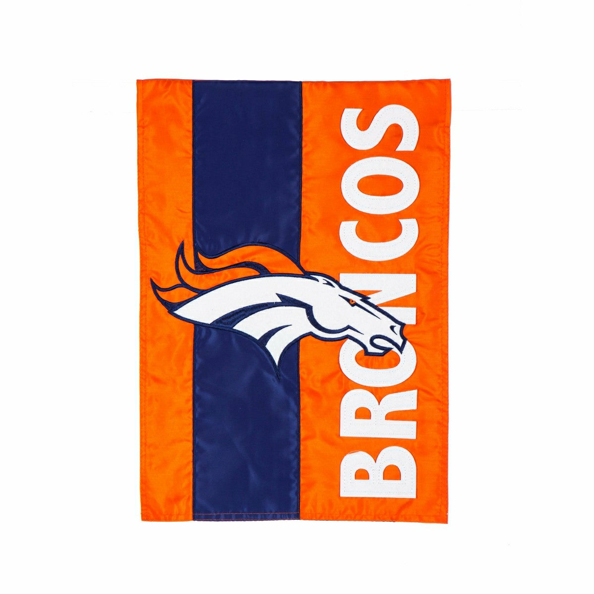 Team Sports America Best Seller - Denver Broncos Embellished Garden Flag