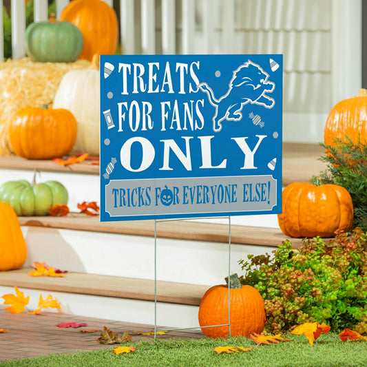 Team Sports America Essential - Detroit Lions Yard Sign, Halloween Treats for Fans