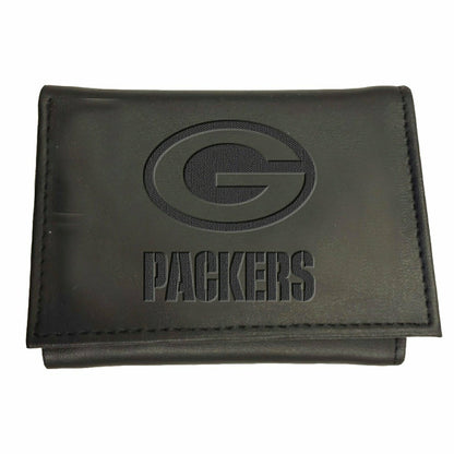 Team Sports America Trending - Green Bay Packers, Tri-Fold Wallet, Black