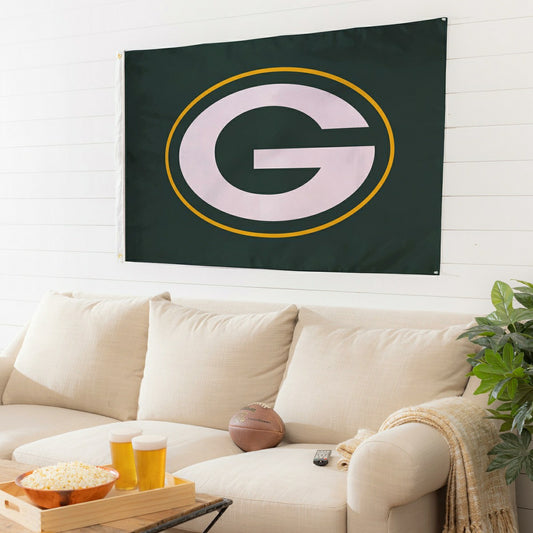 Team Sports America Value - Green Bay Packers Single Sided Estate Flag with 2 Grommets, 3'x5'