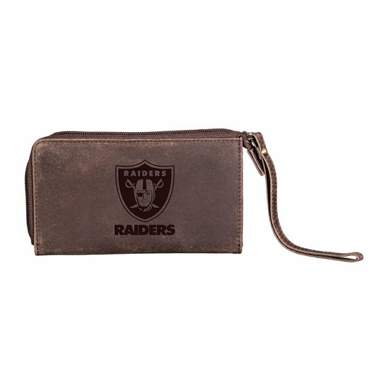Team Sports America Everyday - Wristlet Wallet, Brown, Las Vegas Raiders