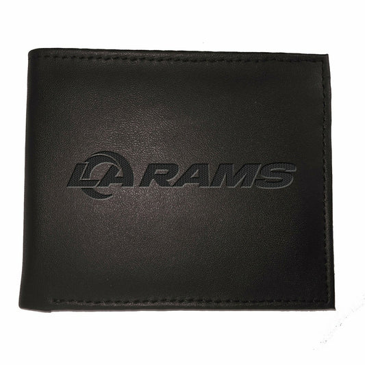 Team Sports America Recommended - Los Angeles Rams, Bi-Fold Wallet, Black