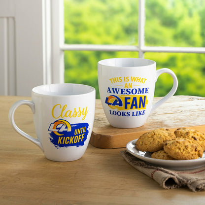 Team Sports America Classic - Los Angeles Rams, Ceramic Cup O'Java 17oz Gift Set