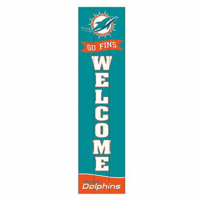 Team Sports America Signature - Miami Dolphins Large Single Sided Leaner, 46"