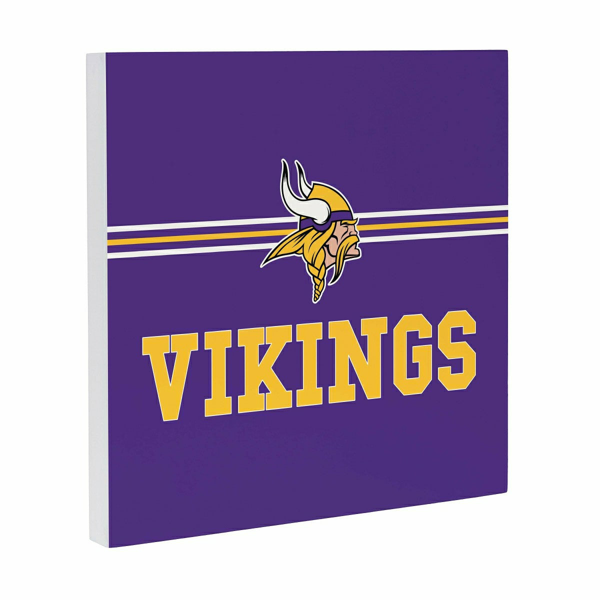 Team Sports America Value - Minnesota Vikings Wood Wall Sign, 12x12