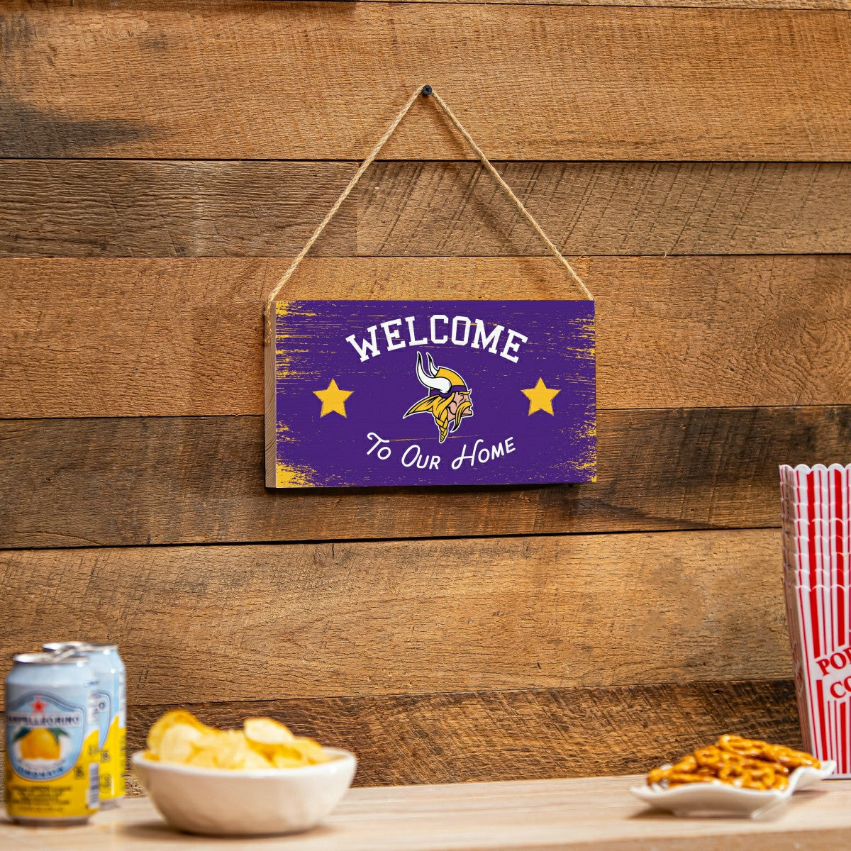 Team Sports America Trending - Minnesota Vikings Wood Wall Sign, 6x11