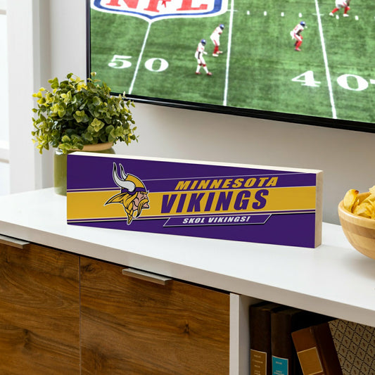 Team Sports America Best Seller - Minnesota Vikings Mantle Sign, Down Home Fans, 5x18