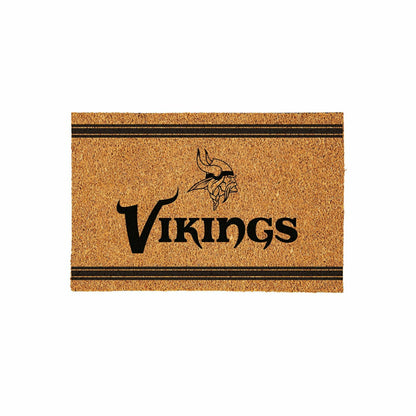 Team Sports America Essential - Minnesota Vikings Large One Color Coir Mat, 36"x24"