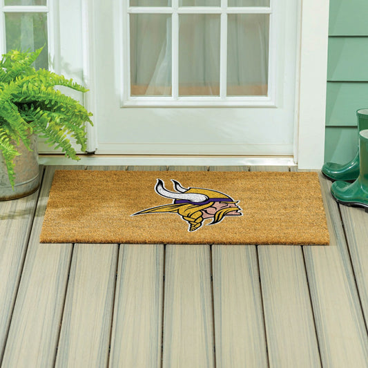 Team Sports America Everyday - Minnesota Vikings Large Full Color Coir Mat, 36"x24"