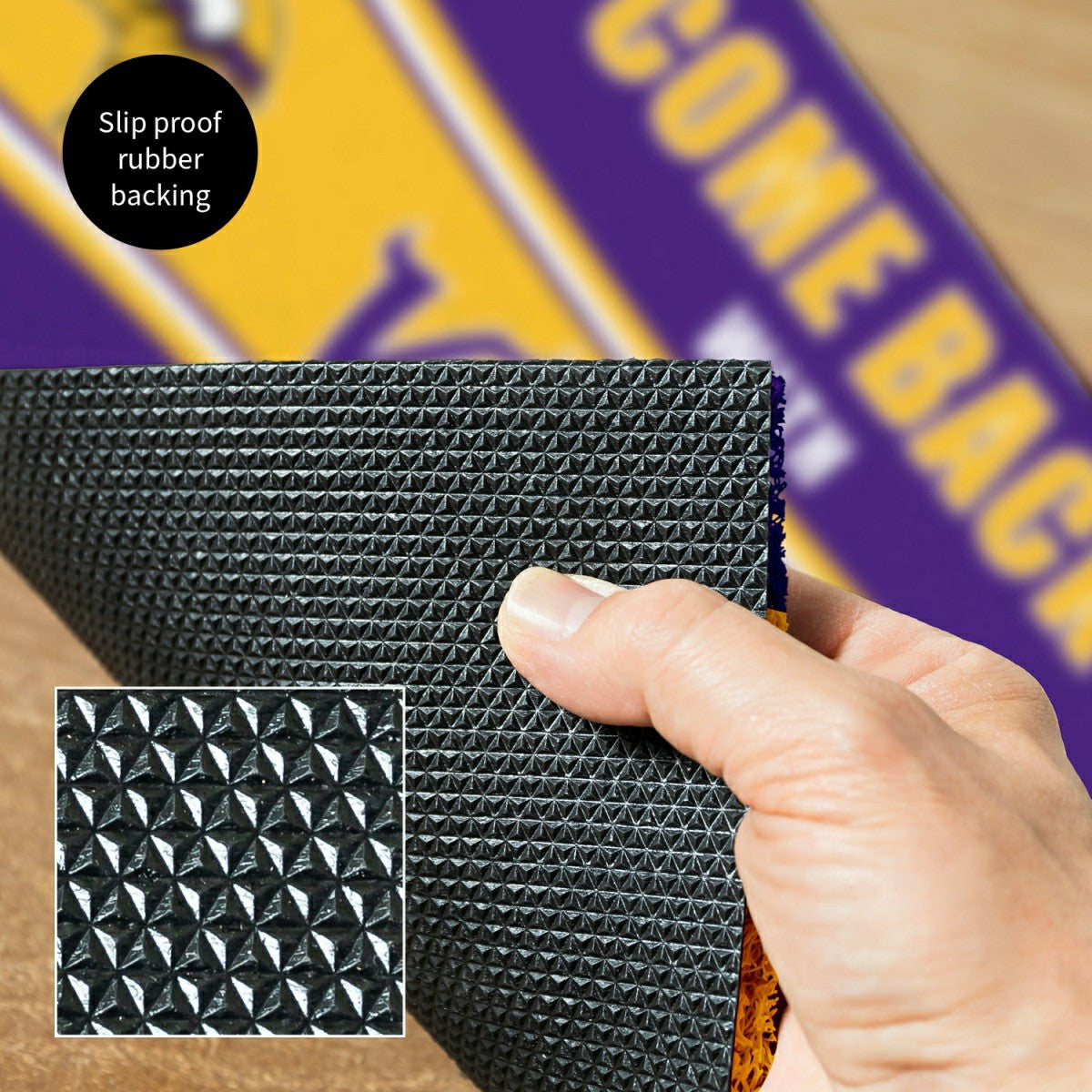 Team Sports America Value - 28" x 16" PVC Trapper Mat, Come Back with Tickets, Minnesota Vikings